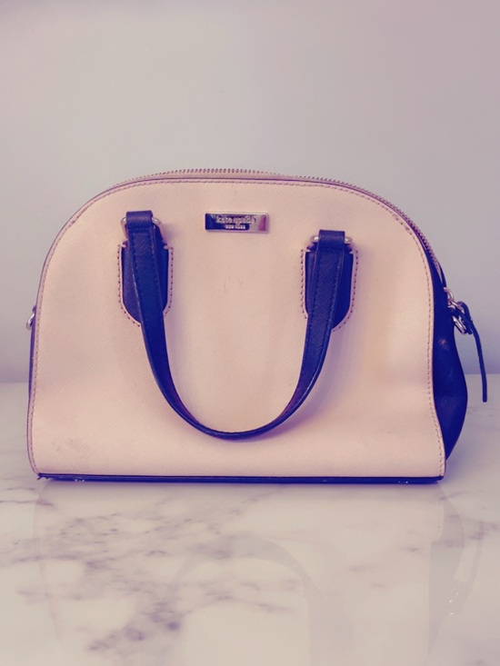 kate spade Handbags - ♠️Kate Spade Cream and Black Dome Satchel with Top Handles